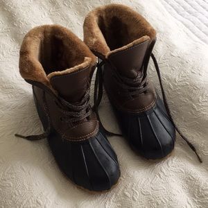 Navy Sporto Degas II Duck Boots